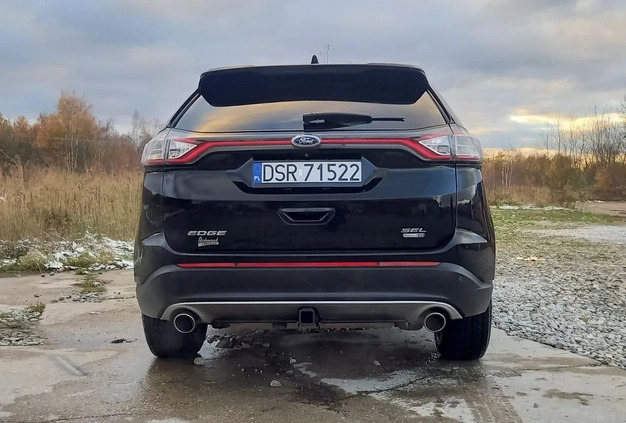 Ford EDGE cena 71500 przebieg: 74500, rok produkcji 2016 z Wrocław małe 56